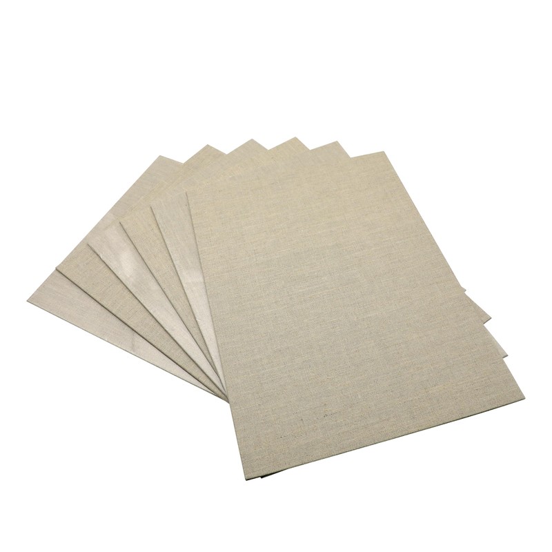 Exerz 24x30cm Linen Canvas Panels 6pcs - 3mm 320gsm 100%