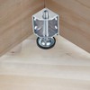 OwnMy Heavy Duty Adjustable Leveling Feet Corner Protector Guard Bracket