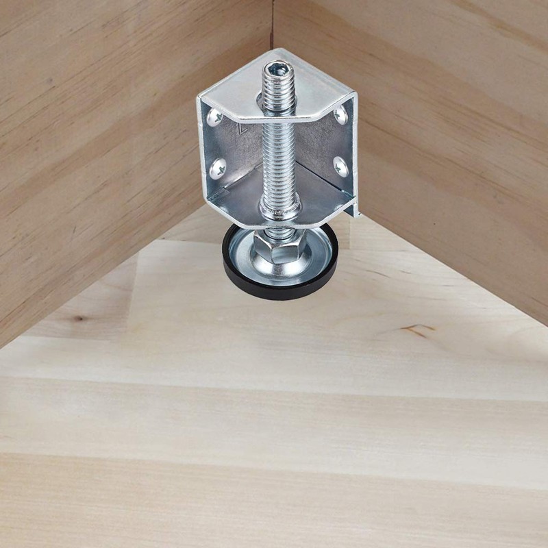 OwnMy Heavy Duty Adjustable Leveling Feet Corner Protector Guard Bracket
