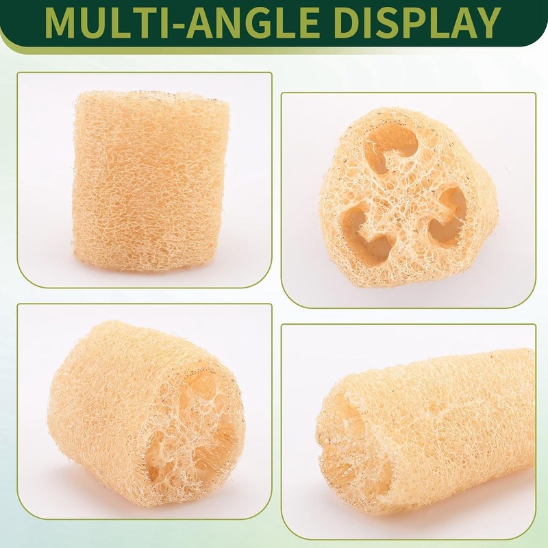 Esponja Luffa Natural Orgánica 100% Ecológica para Baño y Limpieza