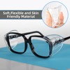 Foyods 4 Pairs of Side Protectors for Glasses, Transparent Protective