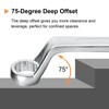 sourcing map Offset Extra Long Box End Wrench 10 x