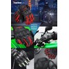 Kaedear KDR-GL1-R-L Men’s Motorcycle Gloves, Smartphone and Touchscreen Compatible, Punched