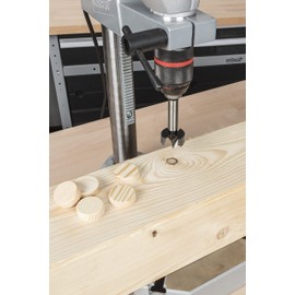 Wolfcraft 20 Wooden Plugs Ø 25 mm, 2942000, for patching and repairing flaws in wood