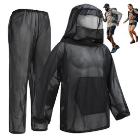 Fly Jacket | Mesh Bee Suit for Beekeepers | Guard Shield Barrier Repeller Control Protection for Outdoor Patio Fishing Farming Gardening Camping