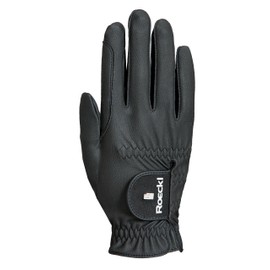 Roeckl Sports Riding Gloves Roeck-Grip Pro, Unisex Summer Gloves, Black 6