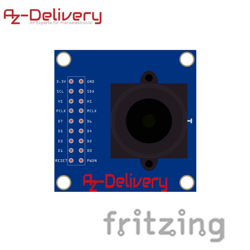 AZDelivery ⭐⭐⭐⭐⭐ Camera for Arduino OV7670 300KP VGA Camera