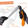MINOVA Folding Insulation Hand Saw, 10 Inch Steel Blade Wavy