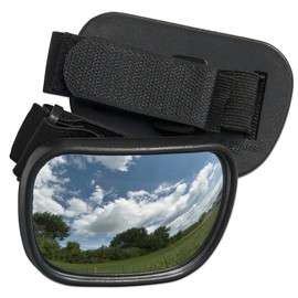 Raider R25 3.5" x 2.25" Powersports Velcro Hand Mirror for Motorcycle/Snowmobile/ATV/UTV/PWC (Single)