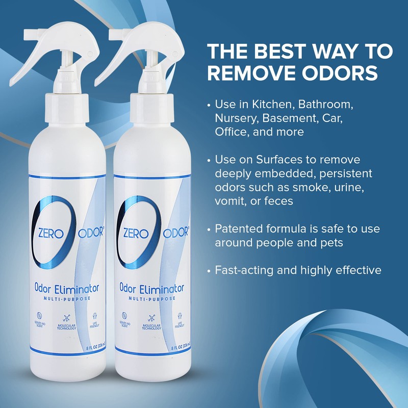 Zero Odor - Multi-Purpose Strong Odor Eliminator for Home, Office,