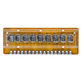 USSR Red 7 Segment LED Display 9 Digits (with Dot Display) Cathode Common [Retro Vintage Part] for HP 5082-7441 Calculator, Clock, etc