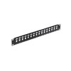 CablesAndKits 1RU 16-Port Blank BNC Rack Mount Panel