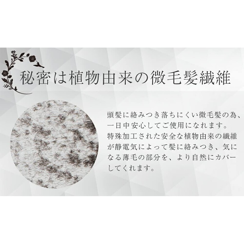 Black King Hair Thinning Powder Refill, Black, Large Capacity, 17.6