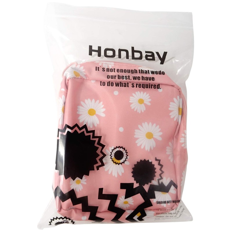 Honbay Daisy Large Capacity Sanitary Napkin Bag, Tampons Pouch, Nursing