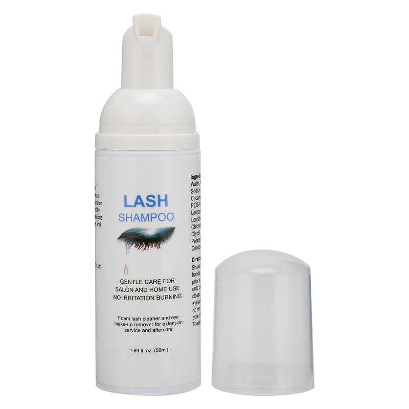 50ml Eyelash Shampoo Mild False Eyelash Grafting Extension Shampoo Cleaning