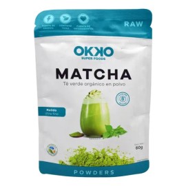 Té Verde Orgánico En Polvo Matcha 60g Okko