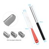 Stainless Steel Guitar Fret Crowning File Set Tool Luthier Repairing