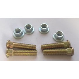 XYUJIE Front Wheel Stud Bolts 7517871 & Nut Kit 85-1106 Replacement for Polaris Ranger 500 4x4 EFI 2009 2010, Ranger 800 6X6 EFI 2010 2011-2014 2015 2016, Ranger Diesel 900 4x4 2011-2014