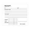 Silvine 5x4" Carbonless Duplicate Receipt Book - Numbered 1-50 with