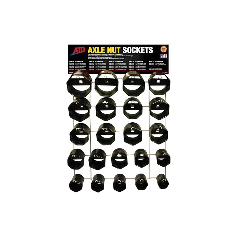 ATD Tools 11214.0 4" 6 Point Axle Nut Socket