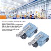 2Pcs Momentary Limit Switch Adjustable Roller Micro Limit Travel Switch