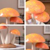 SEINHIJO Mushroom Statue Decor Modern Sculpture Gifts Fairy Ornament Garden