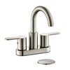 TimeArrow 2 Handle Centerset Bathroom Sink Faucet Brushed Nickel with