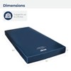 Drive Medical FoamQuick'n Easy Comfort Mattress, Blue
