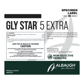 Albaugh, LLC Gly Star Extra Herbicide - 2.5 Gal (ag labeled 53.8% glyphosate w/ surfactant)