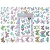 Nizel KC certified glitter children's tattoo sticker character copy, 1 piece, 01 glitter (butterfly - 10 pieces) / 니즈엘 KC인증 글리터 어린이 타투스티커 캐릭터 판박이, 1개, 01 글리터(나비-10장)