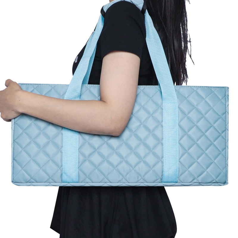 Empty Mahjong Bag(Blue) with A Mahjong Tile Bag And A