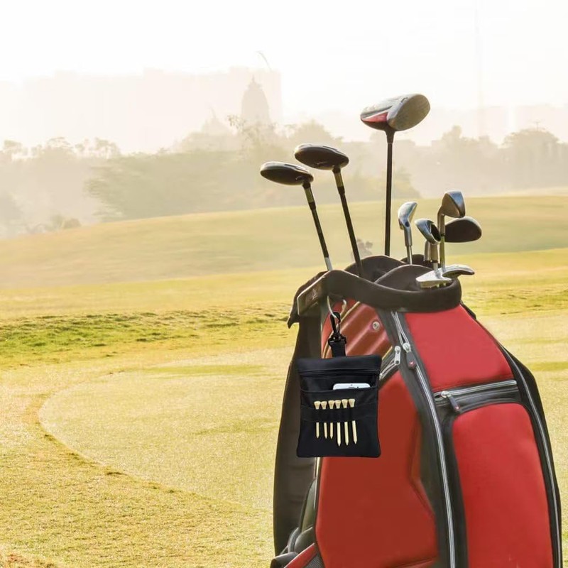 Palhyte Portable Golf Tee Pouch Bag, Golf Tee Ball Pouch