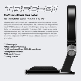 Leofoto Lens Collar Replacement Foot Tripod Mount Ring Stand Base for TAMRON 150-500mm F/5-6.7 Di LLL VC VXD, Lens Built-in Arca Type Quick Release Plate Replace (TRFC-01)