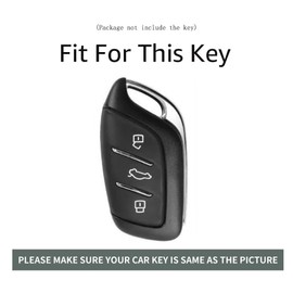 ontto 3 Buttons TPU Car Key fob Cover Fit for MG HS GT ZS EV ZX MG5 MG6 Roewe RX3 RX5 RX8 ERX5 I6 I5 for MG 4 2023 Mg4 Smart Key Case Shell Key Holder Keychain Keyring Protector Accessories Purple B