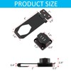 Mechanical Password Rotary Hasp Locks, 3 Digit Keyless Combination Lock