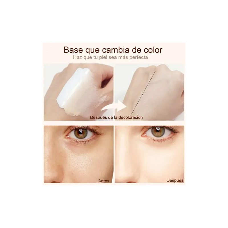 Prebase Para Maquillaje Para Piel Madura Que Cambia De Color