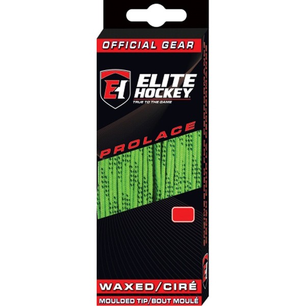 Elite Hockey Prolace Waxed Hockey Skate Laces (Lime, 96")