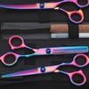 Dog Grooming Scissors Kit Professional Stainless Steel Safety Round Tips