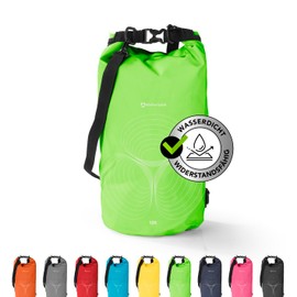 #DoYourOutdoor Dry Bag | Waterproof Backpack | Waterproof Bag & Pack Sack | 2L 5L 10L 20L 30L Dry Bag in 2 Styles and Many Colours | Ideal for Boat, Kayak, Fishing and Camping, Green, 20 l, sonar
