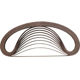 Tolxh Pack of 10#A-34469 3/8" x 21" Abrasive Sanding Belt 80-Grit Replacement Part NEW For Makita