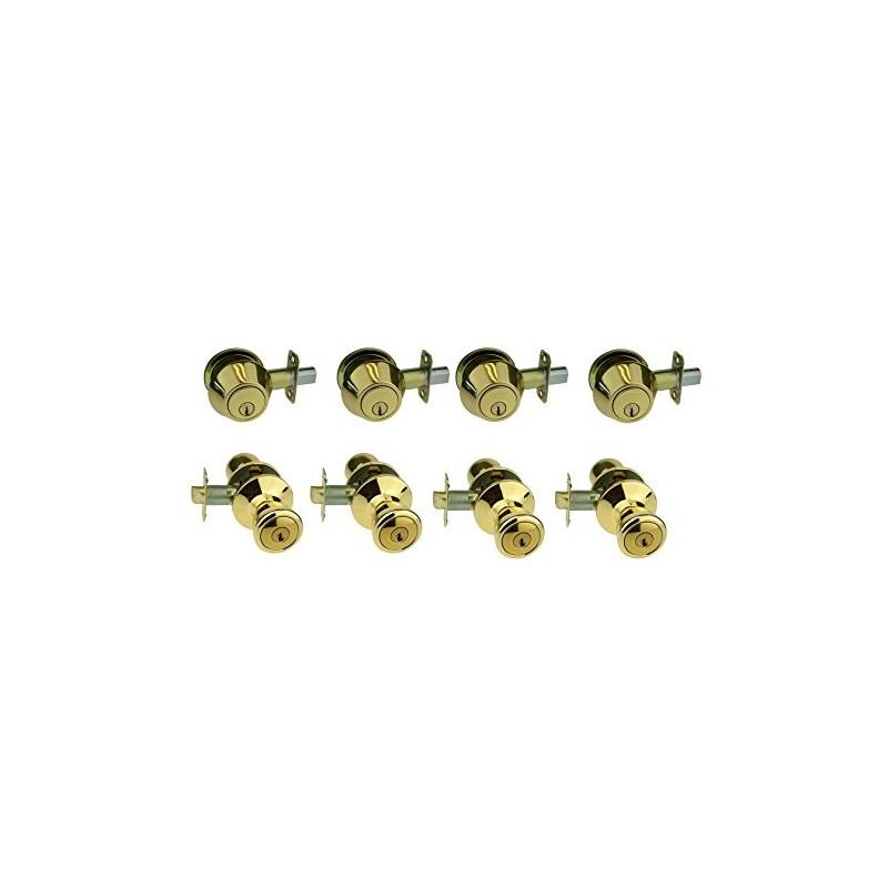NU-Set Lock | Double Cylinder Deadbolt Keyed Alike Lock &