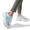 K KIP WOK Chunky Sneakers for Women Fashion Platform White