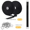 2 Rollos de Cinta de Sujeción, 5m×20mm Organizador de Cables,