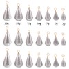 21 Pcs Fishing Sinkers Iron Weight Fish Casting Tool Set