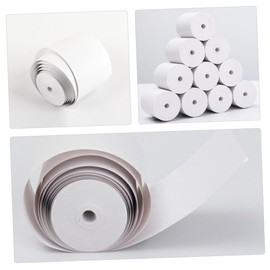 Operitacx 20 Pack Thermal Paper Rolls 55mm Width Credit Card Machine Rolls for Retail Smooth Surface for Printing