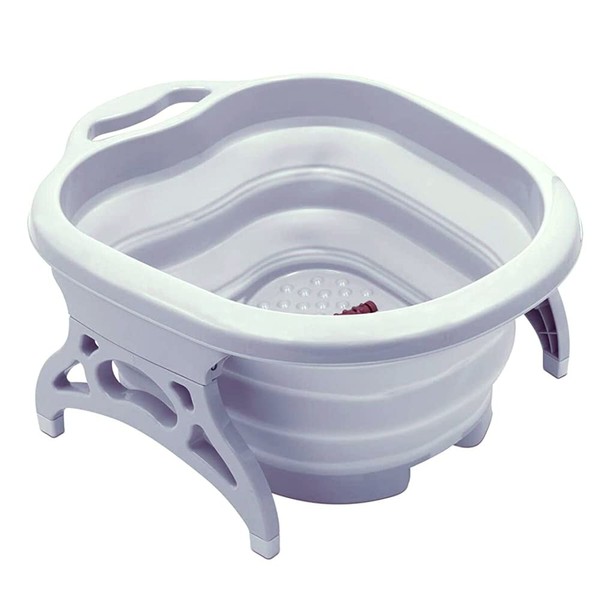 IdeaWorks Collapsible Foot Bath Massager - Non-Slip 3 Gal. Capacity