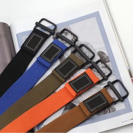 JYLTT Men's Belt, Women's Belt, Cloth Belt, Simple Fashion, Unisex (Blue), blue