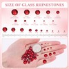 BELLEBOOST 5000PCS SS10/2.8mm Crystal Rhinestones (Dark Siam), Bedazzling Flatback Glass