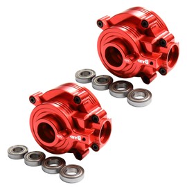 GTBRacing 7075 Aluminum Gearbox Case for 1/5 RC Car Losi DBXL DBXL-E V1.0 V2.0 and MTXL Universal Gear Box Upgrade Part (7075 Red)