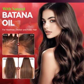 2Pcs Batana Öl Shampoo und Conditioner Set, Batana Haar Shampoo Set für Haarwachstum, Shampoo Conditioner für Wiederherstellung beschädigtes Haar, dünnes Haar beseitigt Spliss
